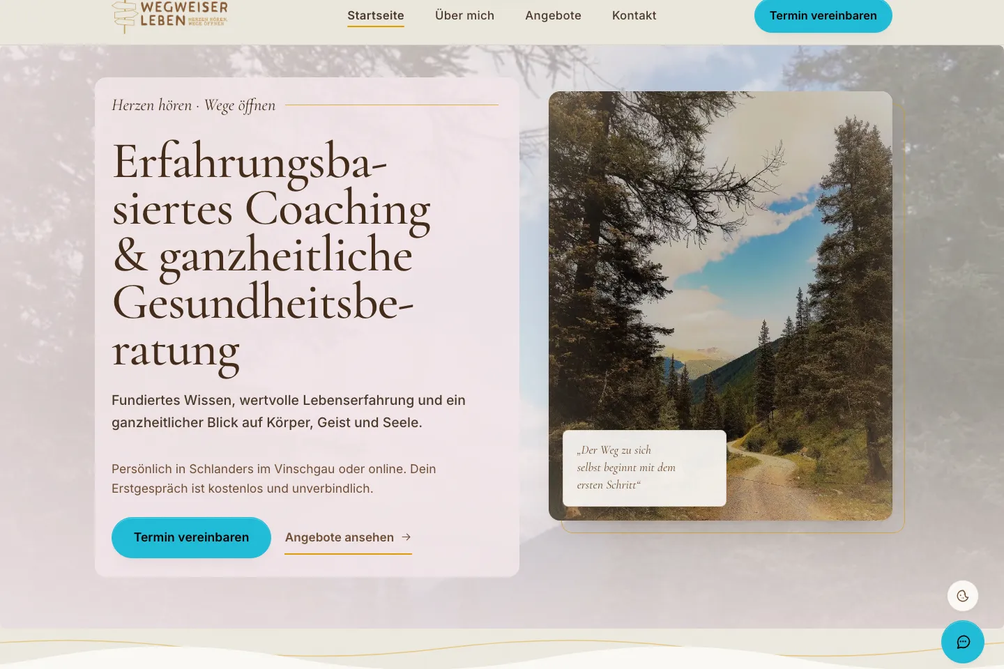 Wegweiser Leben