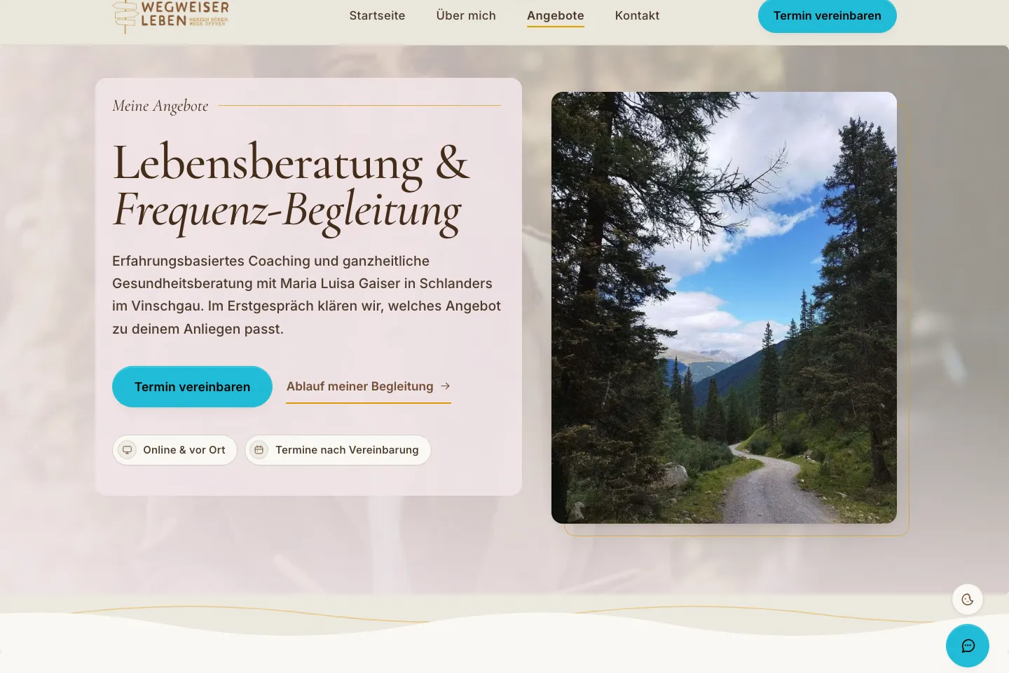 Wegweiser Leben: an Astro website with a Rust operations backend