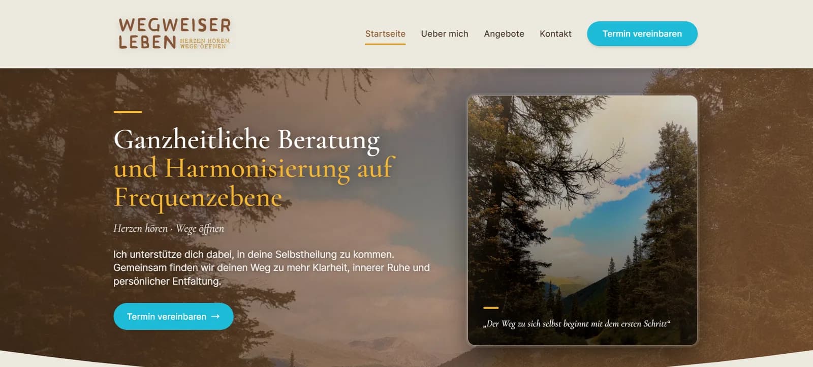 Wegweiser Leben, screen 1