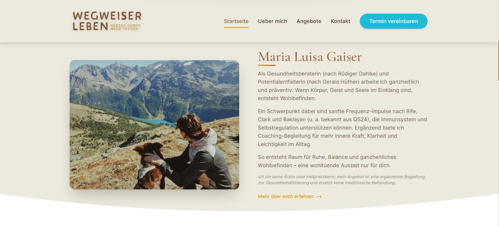 Wegweiser Leben, screen 2
